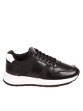 Black White Leather Sneaker