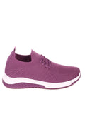 Low Purple Stretchy Runner Sneaker