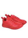 Low Red Leather Sneaker
