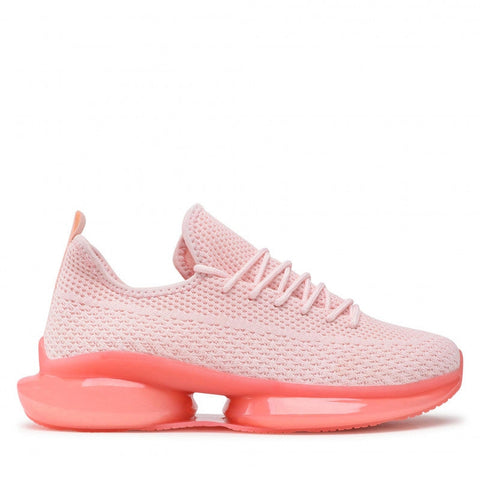 Low Top Pink Mesh Sneakers